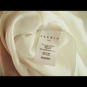 Sandro Paris - White Mini-Dress